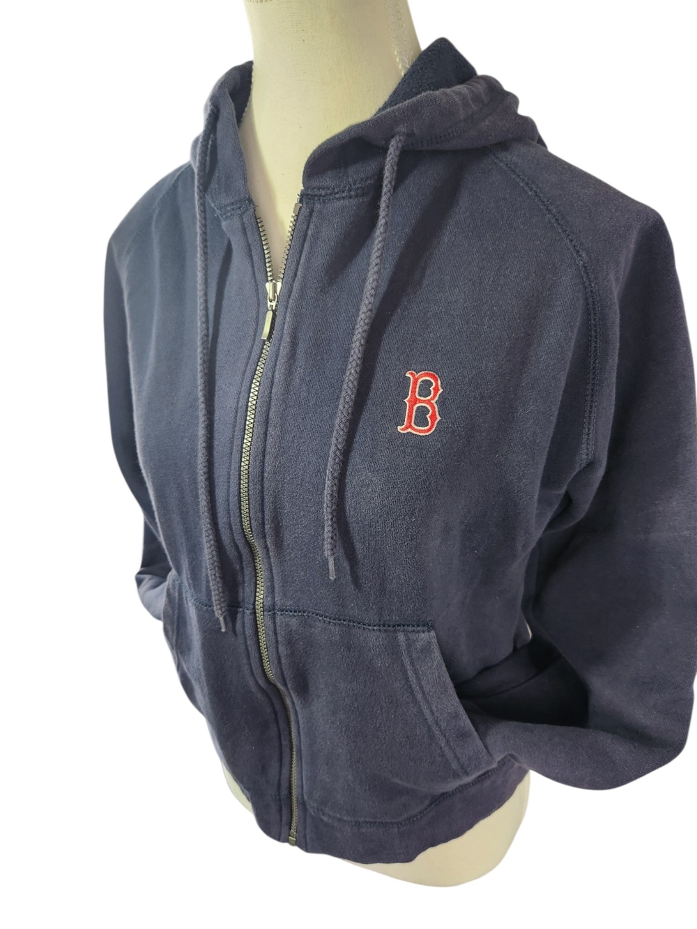 Antigua Boston Red Sox Women’s Small XS Full Zip Hoodie Faded Navy MLB Baseball - Picture 2 of 13